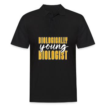 Biologie Biologe Kinder Biologie - Männer Poloshirt - Schwarz - Vorne - Kai (181cm)