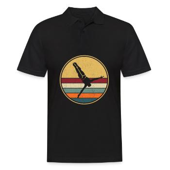 Turmspringen Turmspringer - Männer Poloshirt - Schwarz - Vorne - Kai (181cm)