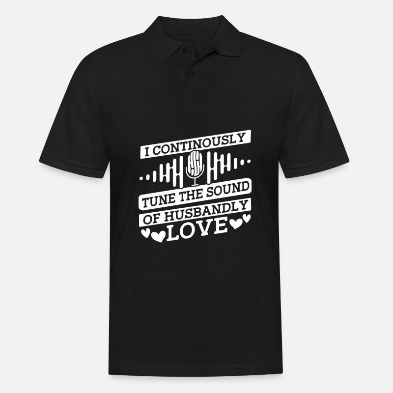 Tontechniker Toningenieur Tontechniker Ehemann - Männer Poloshirt - Schwarz
