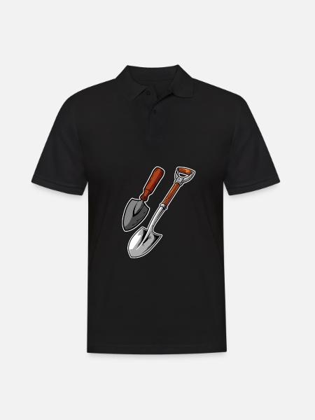 Hobby Gardener Garden - Men's Polo Shirt - black