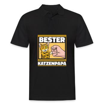 Cat Cat Daddy - Polo Homme - noir - Devant - Kai (181cm)