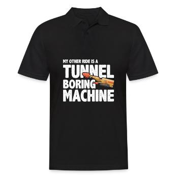 Ingénieur Ingénieur Tunnel Ingénieur Minier - Polo Homme - noir - Devant - Kai (181cm)