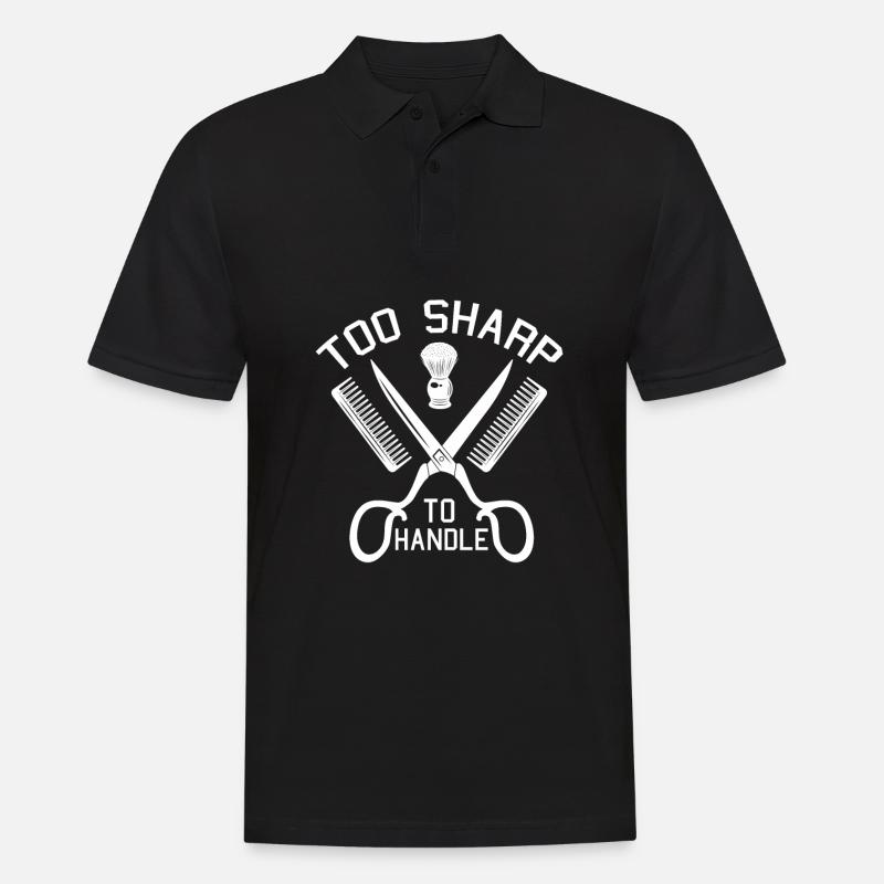 Coiffeur Coiffeur Coiffeur - Polo Homme - noir