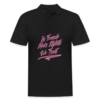 Coiffeur Coiffeur Coiffeur - Polo Homme - noir - Devant - Kai (181cm)
