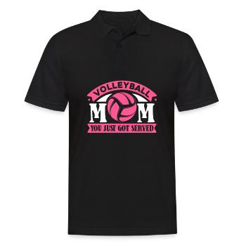 Volleyball Volleyball Player Volleyball Mama - Polo Homme - noir - Devant - Kai (181cm)