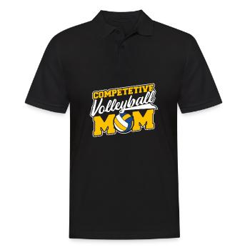 Volleyball Volleyball Player Volleyball Mama - Polo Homme - noir - Devant - Kai (181cm)