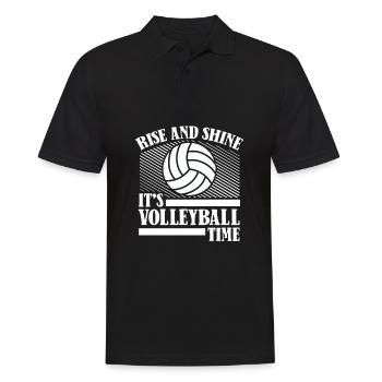 Volleyball Volleyball Player Volleyball Mama - Polo Homme - noir - Devant - Kai (181cm)