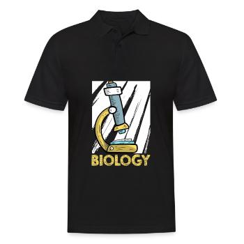 Biology Biologist Children Biology - Men's Polo Shirt - black - Front - Kai (181cm)