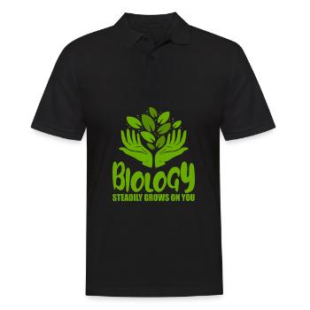 Biology Biologist Children Biology - Men's Polo Shirt - black - Front - Kai (181cm)