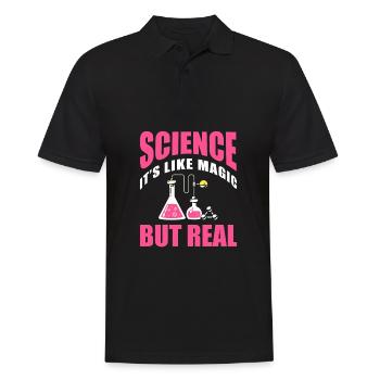 Biologie Biologe Kinder Biologie - Männer Poloshirt - Schwarz - Vorne - Kai (181cm)