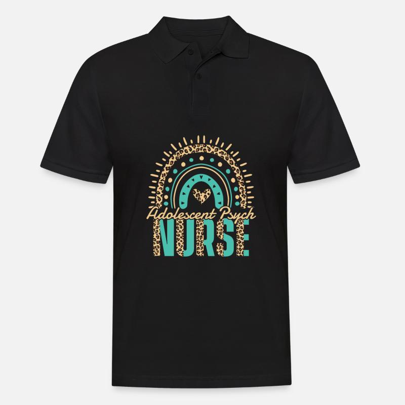 Krankenschwester - Männer Poloshirt - Schwarz