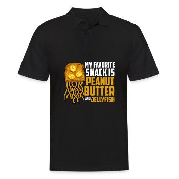 Marine Biologist Marine Biology Jellyfish - Men's Polo Shirt - black - Front - Kai (181cm)