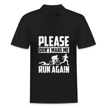 Triathlète de triathlon Lustig - Polo Homme - noir - Devant - Kai (181cm)