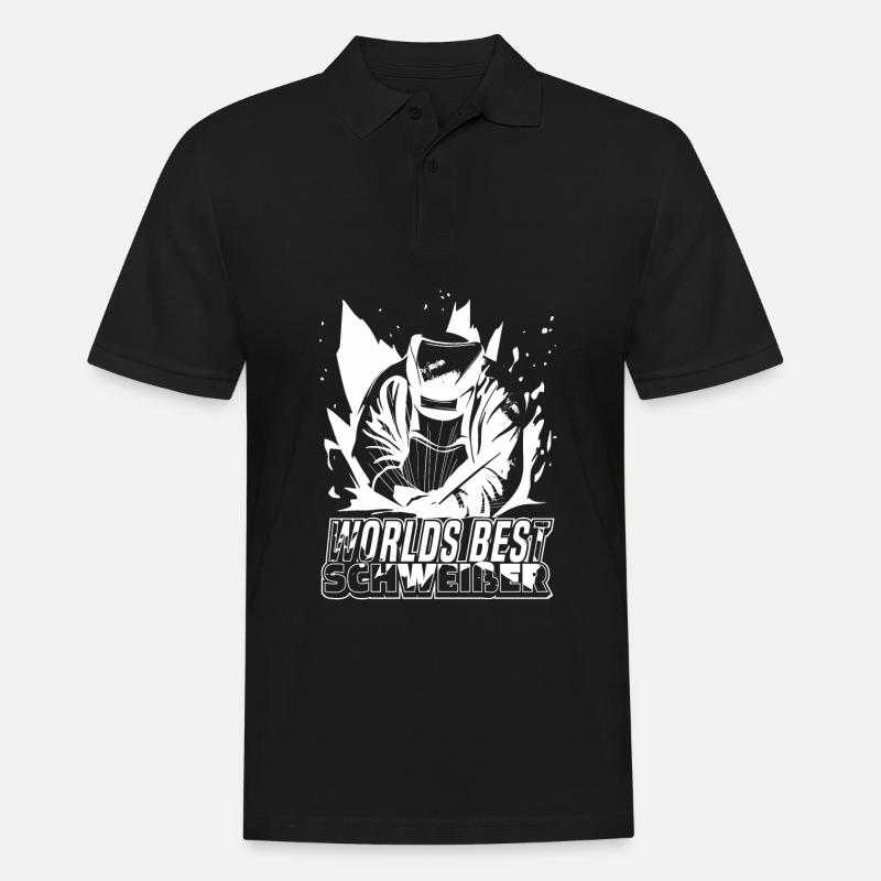 Blacksmith Metal Worker Locksmith - Men's Polo Shirt - black