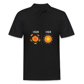 Physics Phyiker Nuclear Physics - Men's Polo Shirt - black - Front - Kai (181cm)