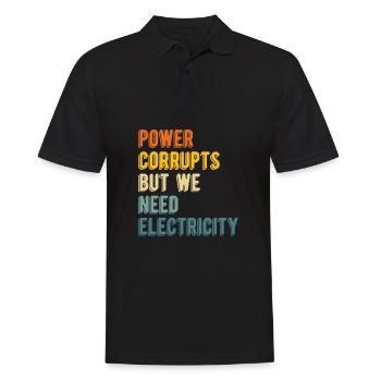 Physics Phyiker Nuclear Physics - Men's Polo Shirt - black - Front - Kai (181cm)