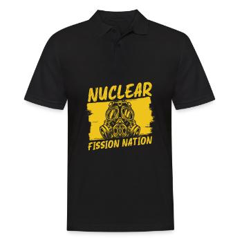 Physics Phyiker Nuclear Physics - Men's Polo Shirt - black - Front - Kai (181cm)