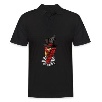 Action de grâce - Polo Homme - noir - Devant - Kai (181cm)