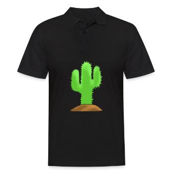 Jardin de cactus - Polo Homme - noir - Devant - Kai (181cm)