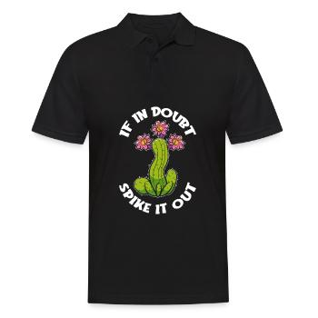 Cactus Jardin Cactus - Polo Homme - noir - Devant - Kai (181cm)