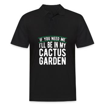 Cactus Jardin Cactus - Polo Homme - noir - Devant - Kai (181cm)