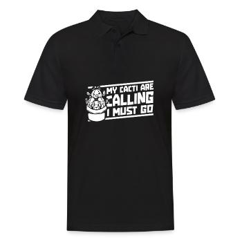 Cactus Jardin Cactus - Polo Homme - noir - Devant - Kai (181cm)