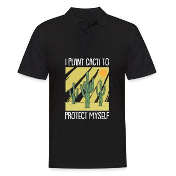 Cactus Jardin Cactus - Polo Homme - noir - Devant - Kai (181cm)