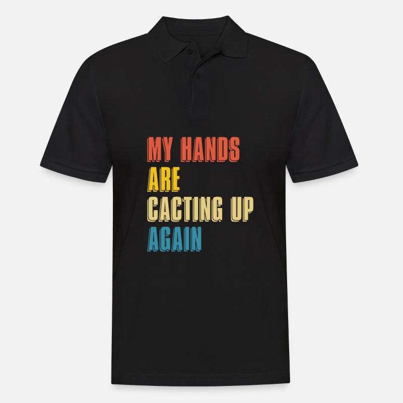 Cactus Jardin Cactus - Polo Homme - noir