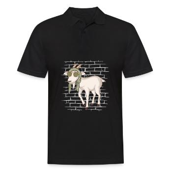 Lunettes de soleil de chèvre avec foulard - Polo Homme - noir - Devant - Kai (181cm)