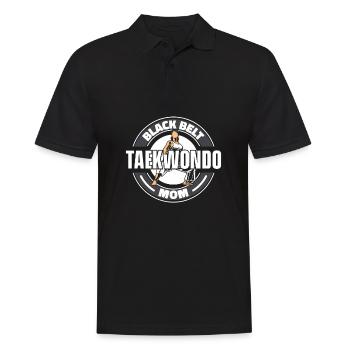 Taekwondo Mama - Polo Homme - noir - Devant - Kai (181cm)