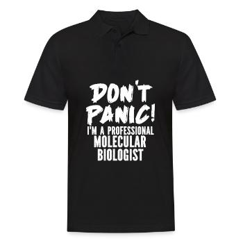 Biologiste Biologie Humour Biologiste moléculaire - Polo Homme - noir - Devant - Kai (181cm)