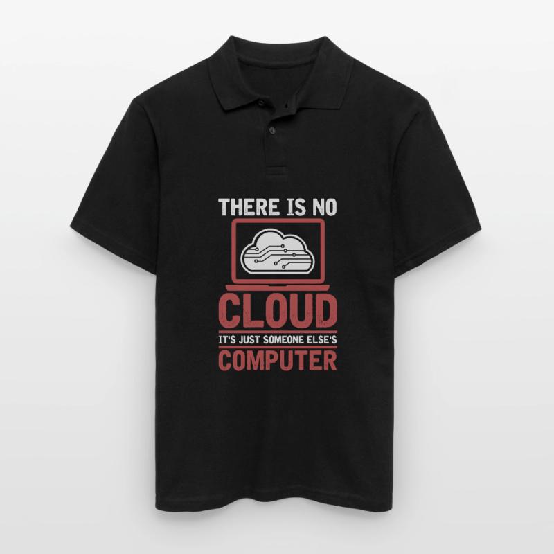 Développeur Codeur Programmeur Cloud Coding Polo Homme