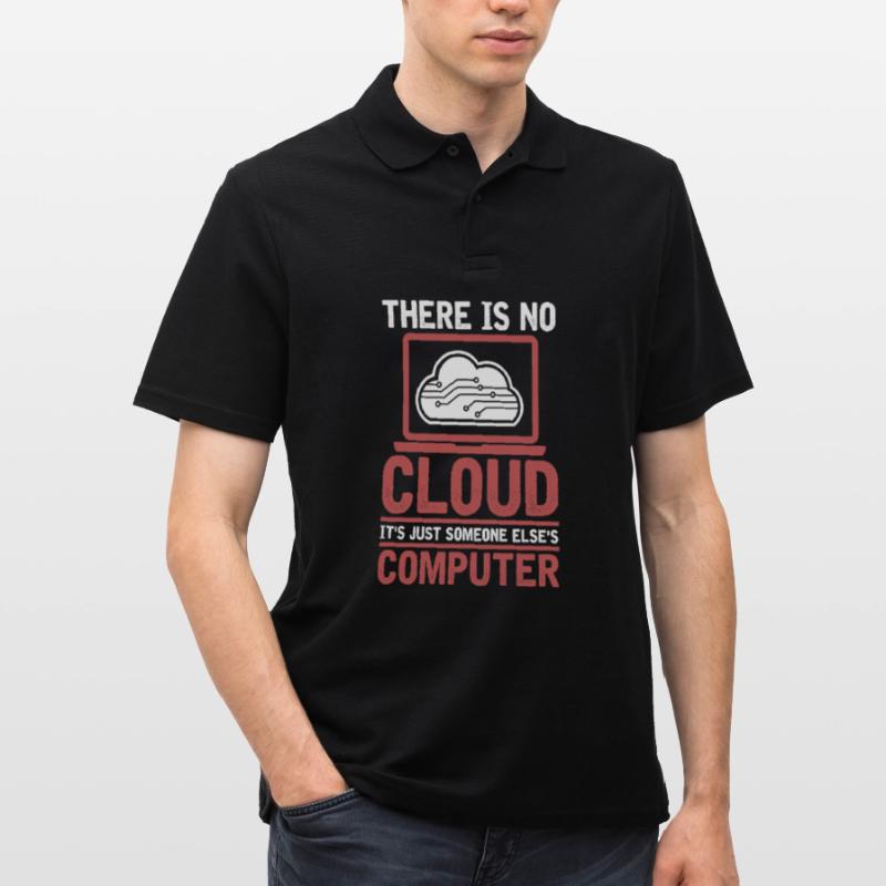 Développeur Codeur Programmeur Cloud Coding Polo Homme