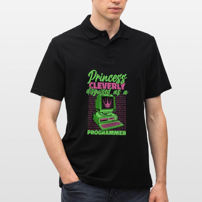 Développeur Coder Programmeur Princess Polo Homme
