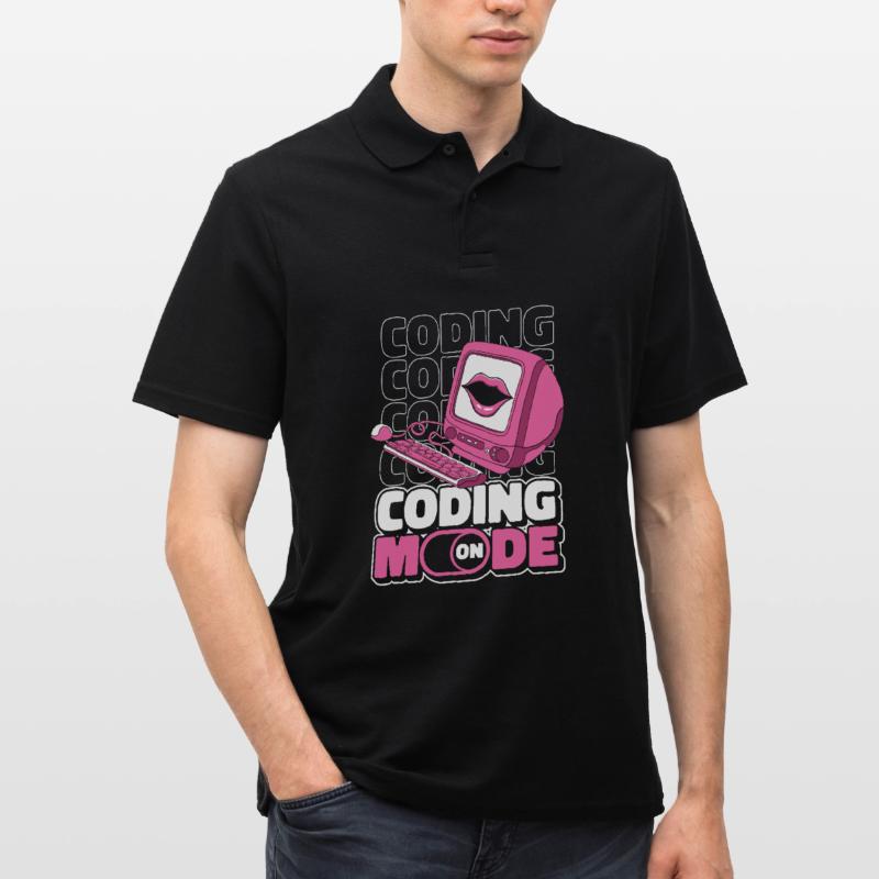 Développeur Coder Programmeur Mode activé Polo Homme