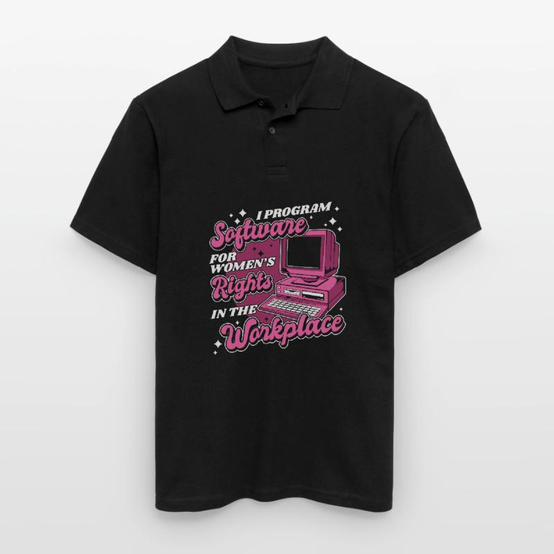 Developer Coder Programmer Workstation Polo Homme