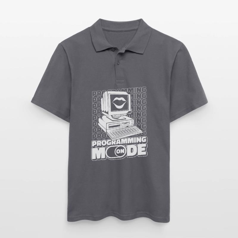 Developer Coder Programmer Mode On Men's Polo Shirt
