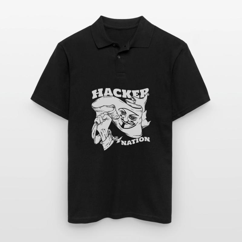 Entwickler Coder Programmierer Hacker Männer Poloshirt