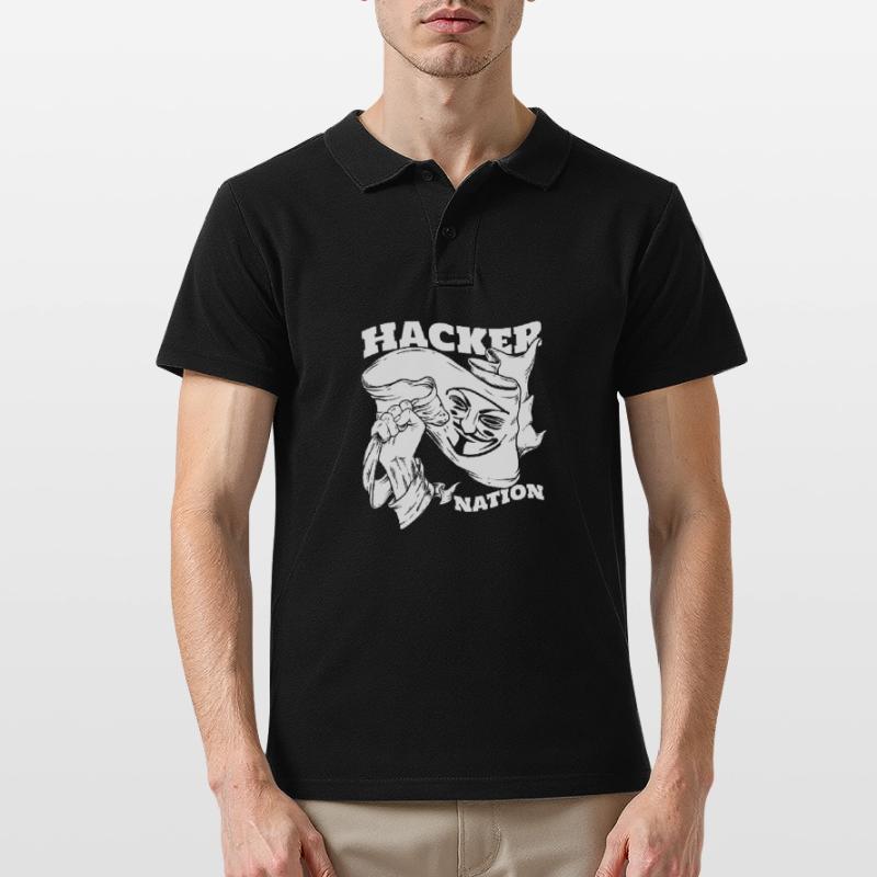 Entwickler Coder Programmierer Hacker Männer Poloshirt