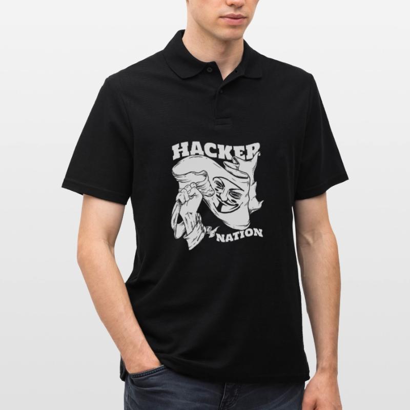 Entwickler Coder Programmierer Hacker Männer Poloshirt