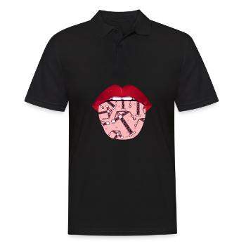 Grue Languette de grutier - Polo Homme - noir - Devant - Kai (181cm)