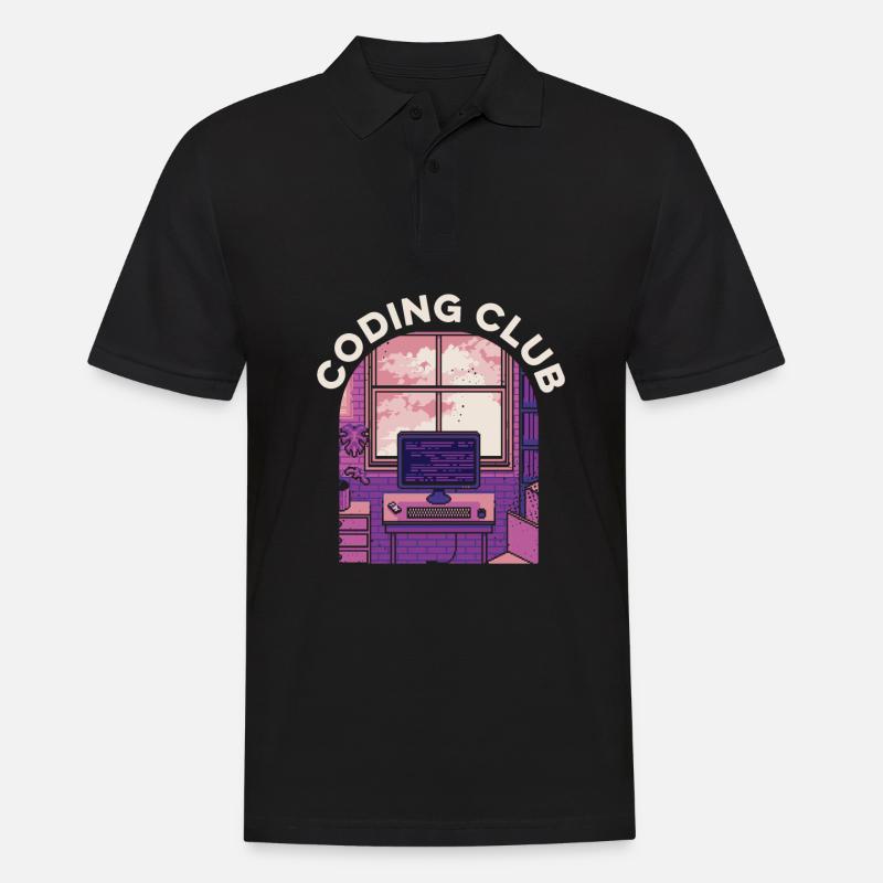 Developer Coder Programmer Association - Men's Polo Shirt - black