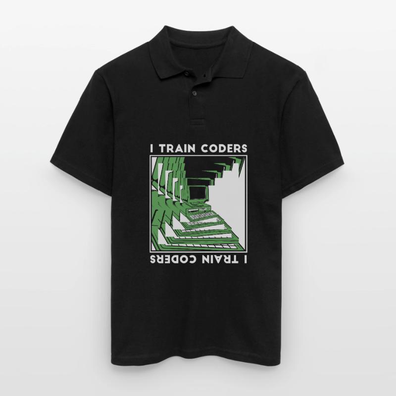 Entwickler Coder Programmierer Codierer Männer Poloshirt