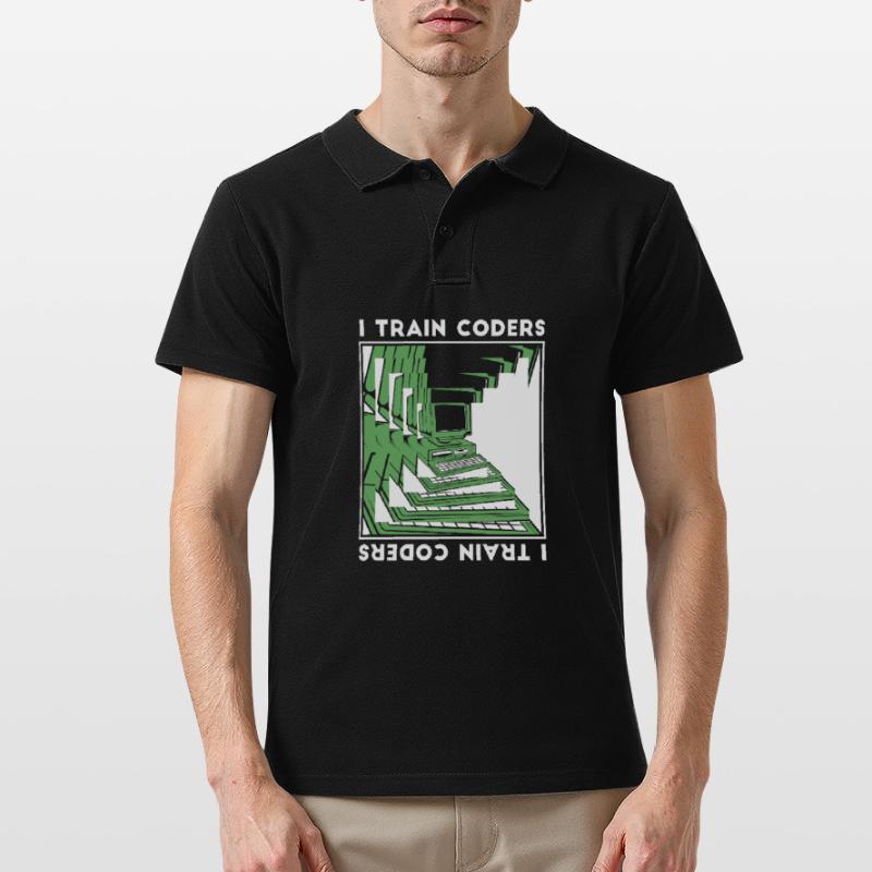Entwickler Coder Programmierer Codierer Männer Poloshirt