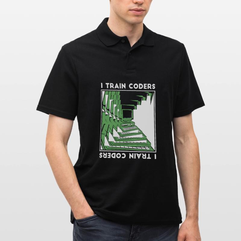 Entwickler Coder Programmierer Codierer Männer Poloshirt