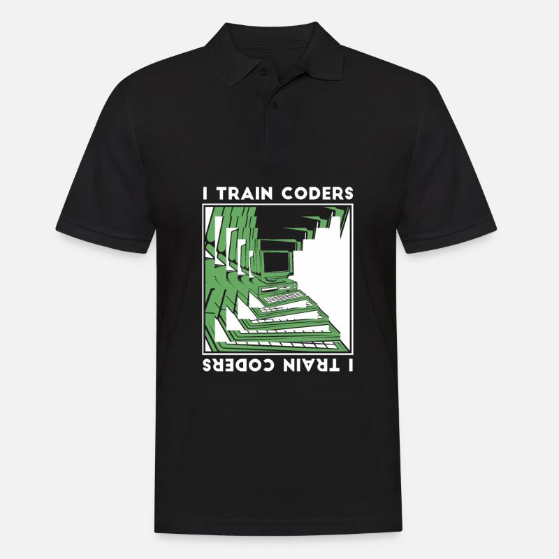 Développeur Codeur Programmeur Encodeur - Polo Homme - noir