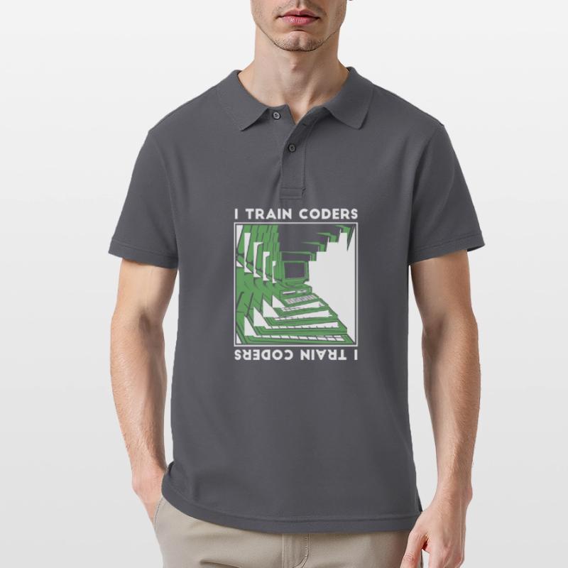 Developer Coder Programmer Encoder Men's Polo Shirt