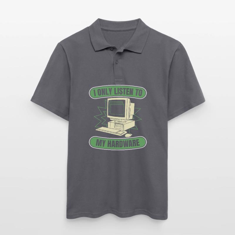 Developer Coder Programmer Hardware Polo Homme