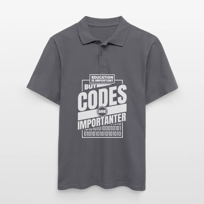 Developer Coder Programmer Funny Men's Polo Shirt