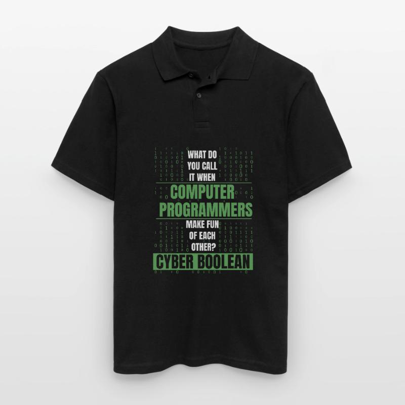 Developer Coder Programmer Funny Men's Polo Shirt